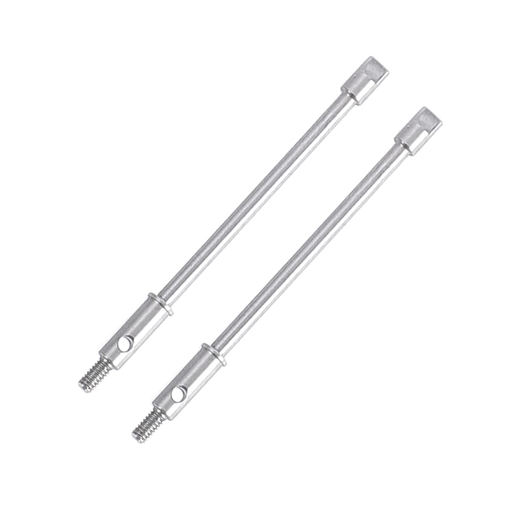 1/24 RC Stainless Steel Rear Axle Drive Shaft Set for Axial SCX24 RC Crawler Car Upgrade Parts (Rear)