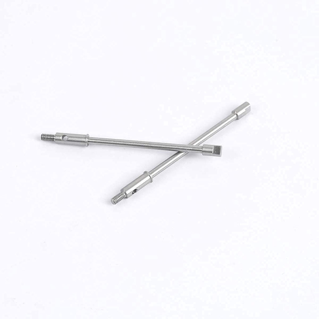 1/24 RC Stainless Steel Rear Axle Drive Shaft Set for Axial SCX24 RC Crawler Car Upgrade Parts (Rear)