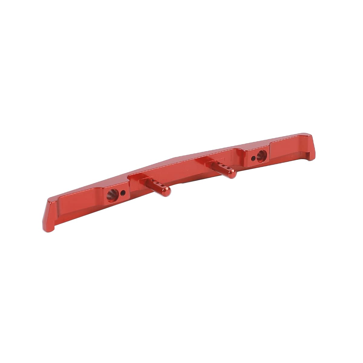 Aluminum Alloy Front Bumper for Axial SCX24 C10 1/24 RC Crawler Car Upgrades (Red)