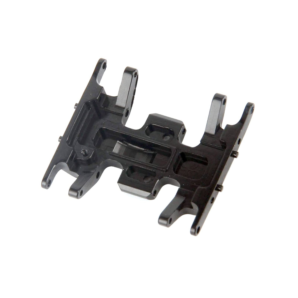 Aluminum Alloy Skid Plate for 1/24 Axial SCX24 RC Crawler Car Upgrades Transmissions Center Gearbox Protective Plate (Black)