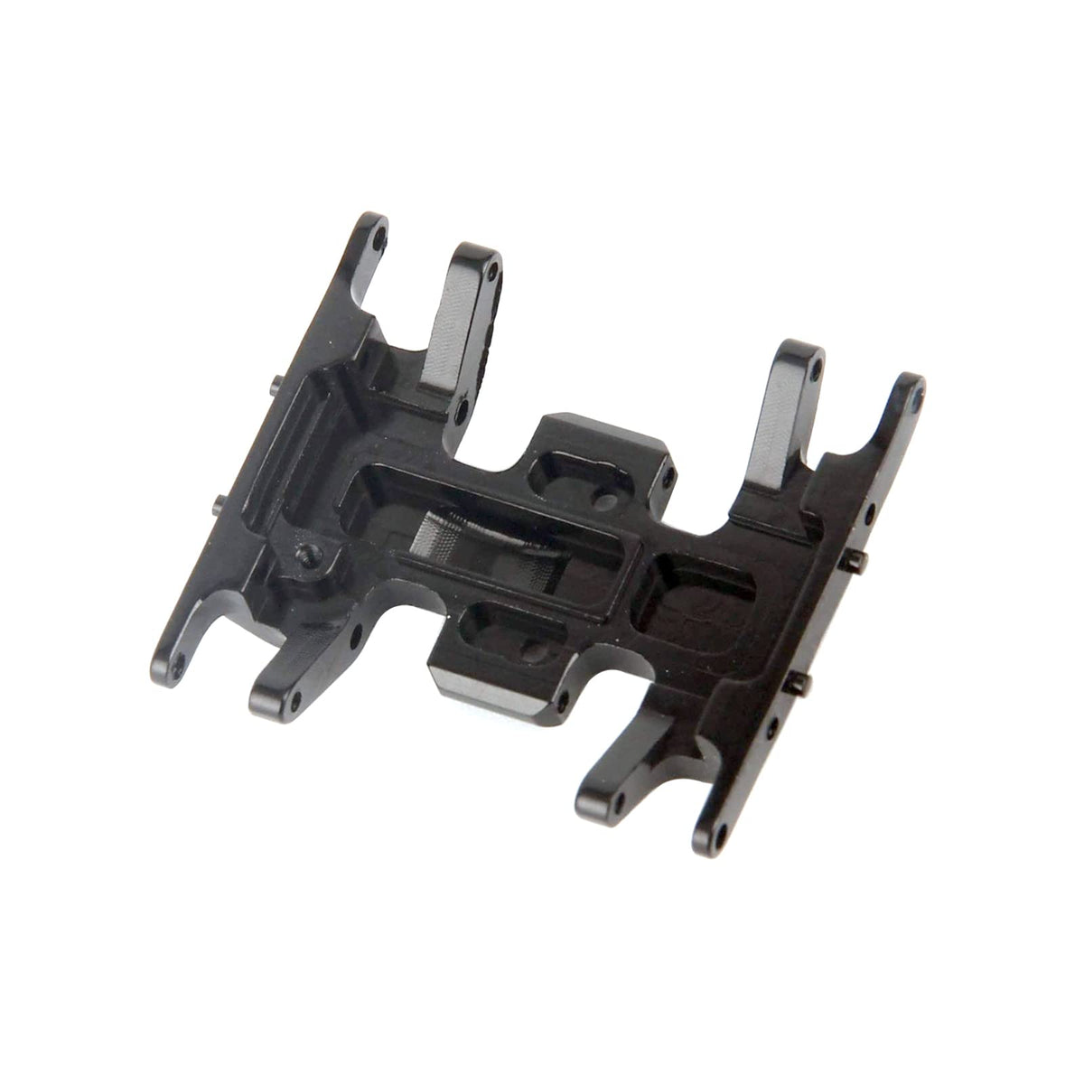 Aluminum Alloy Skid Plate for 1/24 Axial SCX24 RC Crawler Car Upgrades Transmissions Center Gearbox Protective Plate (Black)