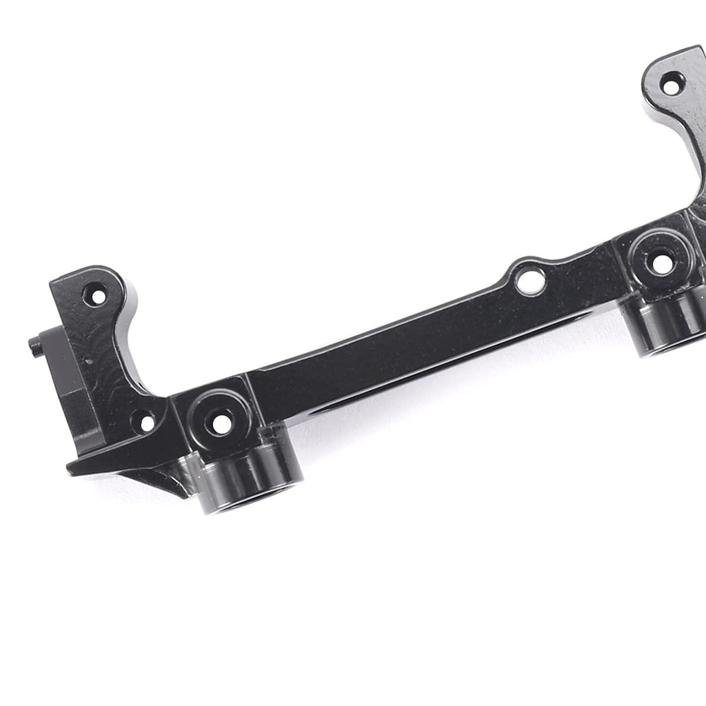 Aluminum Alloy Rear Bumper Mount Upgrades for 1/10 SCX10 II AX90046 RC Crawler Car (Black)