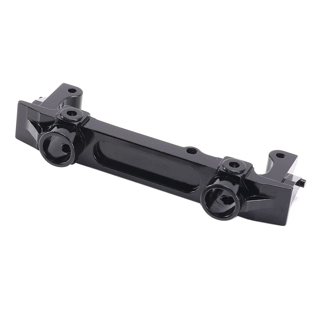 Aluminum Alloy Rear Bumper Mount Upgrades for 1/10 SCX10 II AX90046 RC Crawler Car (Black)