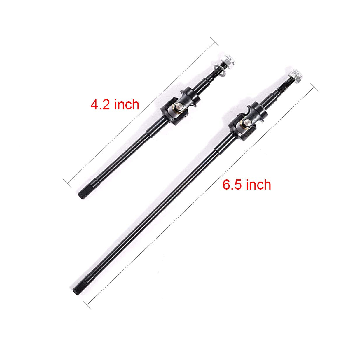 1/10 Steel Universal Front Axle Set for Axial Wraith AX30780 Rock Racer Upgrade Parts