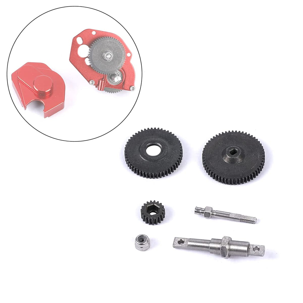 Hardened Steel Transmission Gears Gearbox Gear Set for 1/24 Axial SCX24 RC Crawler