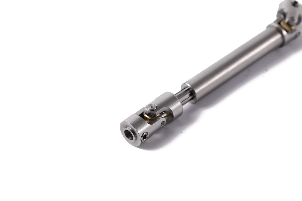 Aluminium Universal Drive Shaft Upgrades Accessories for 1/10 SCX10 RC Car Truck Rock Crawler 110-155 mm(2PC)