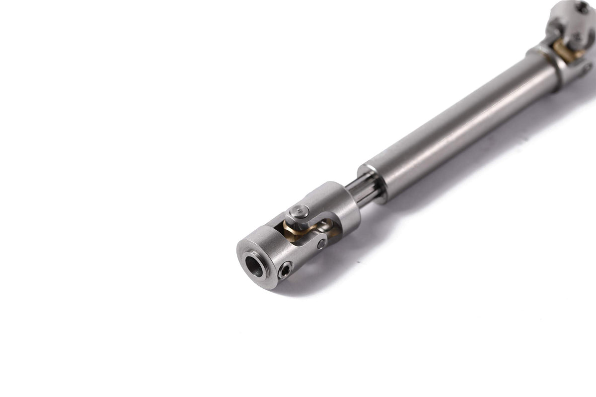 Aluminium Universal Drive Shaft Upgrades Accessories for 1/10 SCX10 RC Car Truck Rock Crawler 110-155 mm(2PC)