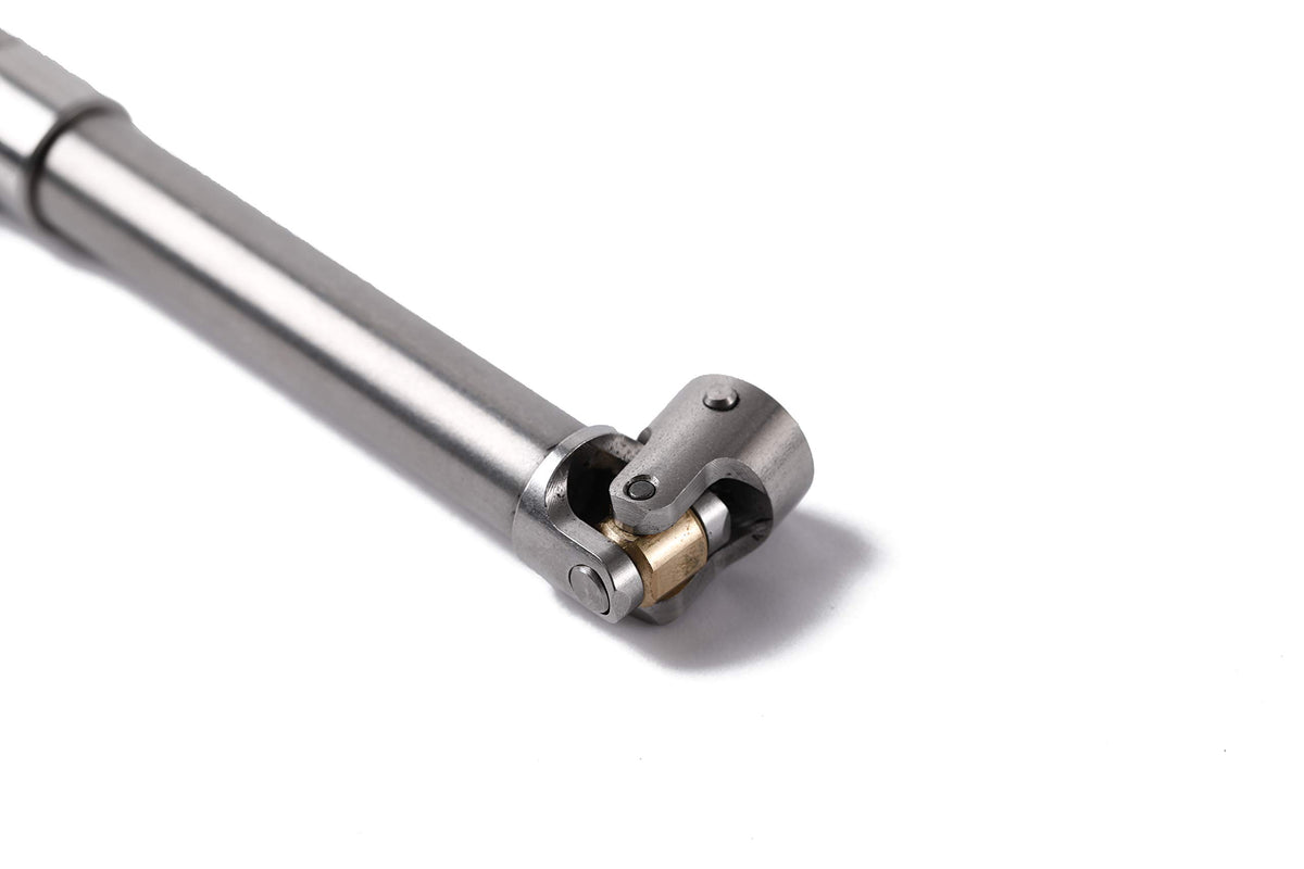 Aluminium Universal Drive Shaft Upgrades Accessories for 1/10 SCX10 RC Car Truck Rock Crawler 110-155 mm(2PC)