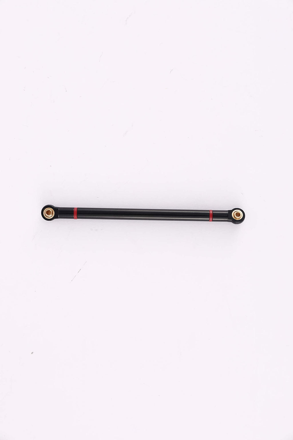 8PCS Aluminum Alloy Link Rod Chassis Linkage Parts for 1/10 RC Crawler Car Axial SCX10 90022 90027 90028 (Black)