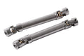 Aluminium Universal Drive Shaft Upgrades Accessories for 1/10 SCX10 RC Car Truck Rock Crawler 110-155 mm(2PC)