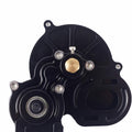 1/10 RC Car Transmission Case Gearbox with Gear Full Alloy Assembled for SCX10 SCX10 II 90046 90047 RC Crawler Car, Black