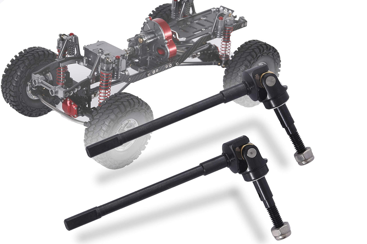 RC Crawler Car Axle Front Universal CVD Drive Shaft for 1/10 Axial SCX10 II 90046 90047 (Front)