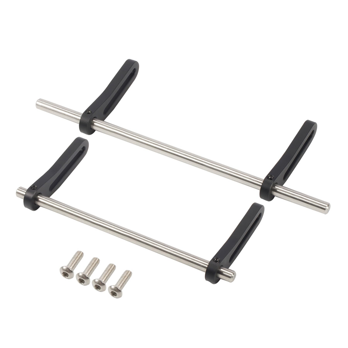 Adjustable 1/10 Scale Bumper Mount Front Rear, Metal Bumper Set Complete for RC Crawler Axial SCX10 Element Enduro Gen7 Gen8 TRX6 TRX4 Upgrades