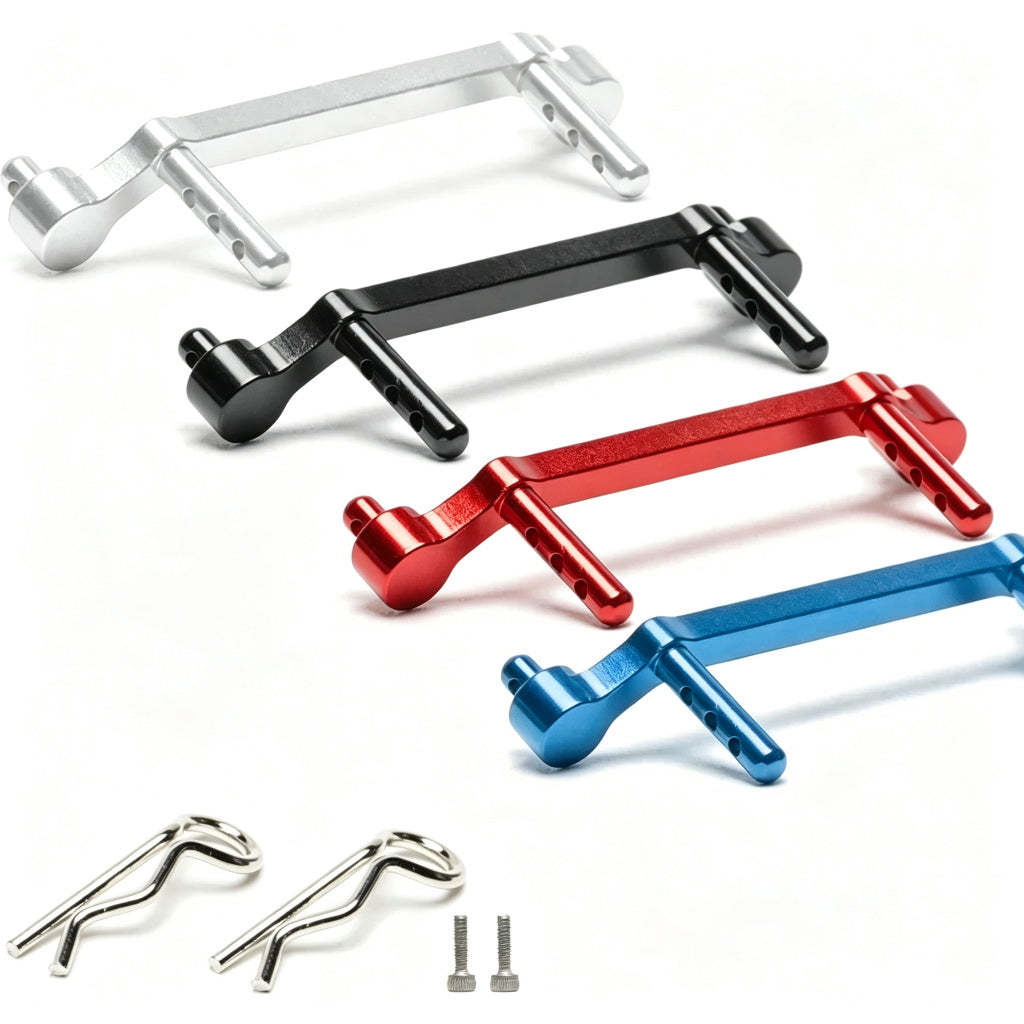 1Pcs Aluminum Front Body Post Mounts Car Shell Column with Clip for Axial SCX24 90081 RC Crawler Upgrade Part