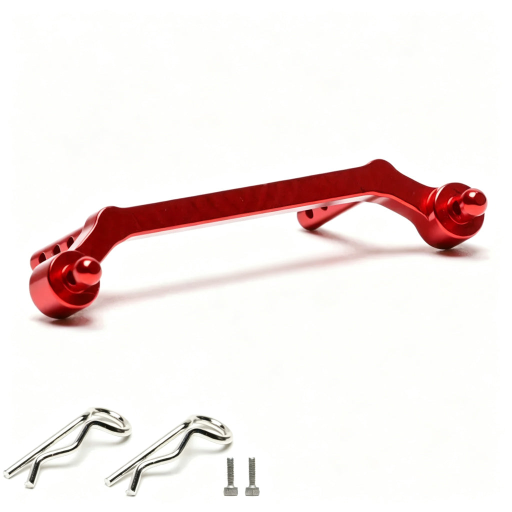 1Pcs Aluminum Front Body Post Mounts Car Shell Column with Clip for Axial SCX24 90081 RC Crawler Upgrade Part