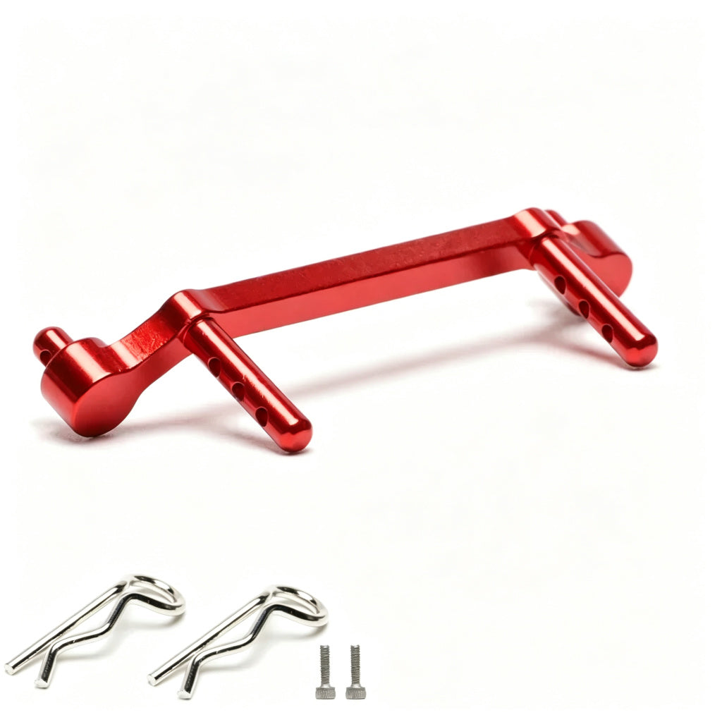 1Pcs Aluminum Front Body Post Mounts Car Shell Column with Clip for Axial SCX24 90081 RC Crawler Upgrade Part