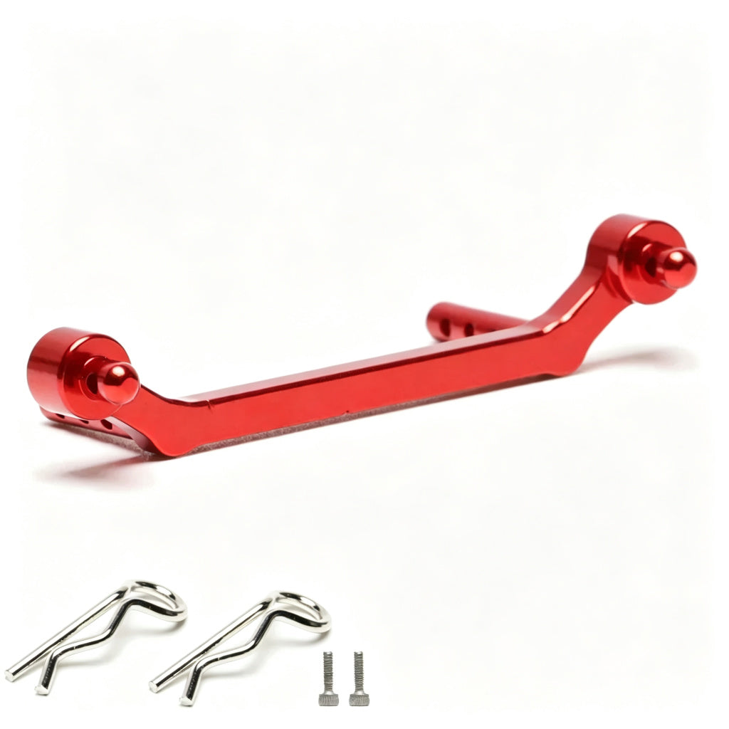 1Pcs Aluminum Front Body Post Mounts Car Shell Column with Clip for Axial SCX24 90081 RC Crawler Upgrade Part