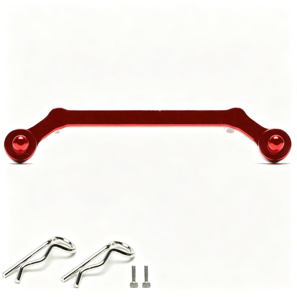 1Pcs Aluminum Front Body Post Mounts Car Shell Column with Clip for Axial SCX24 90081 RC Crawler Upgrade Part