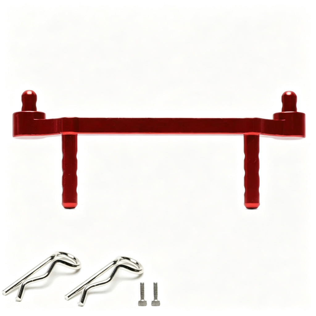 1Pcs Aluminum Front Body Post Mounts Car Shell Column with Clip for Axial SCX24 90081 RC Crawler Upgrade Part