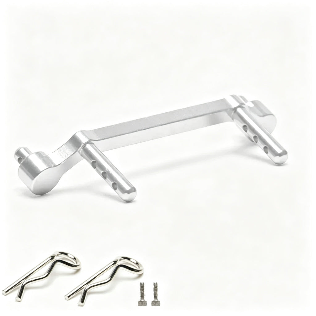1Pcs Aluminum Front Body Post Mounts Car Shell Column with Clip for Axial SCX24 90081 RC Crawler Upgrade Part