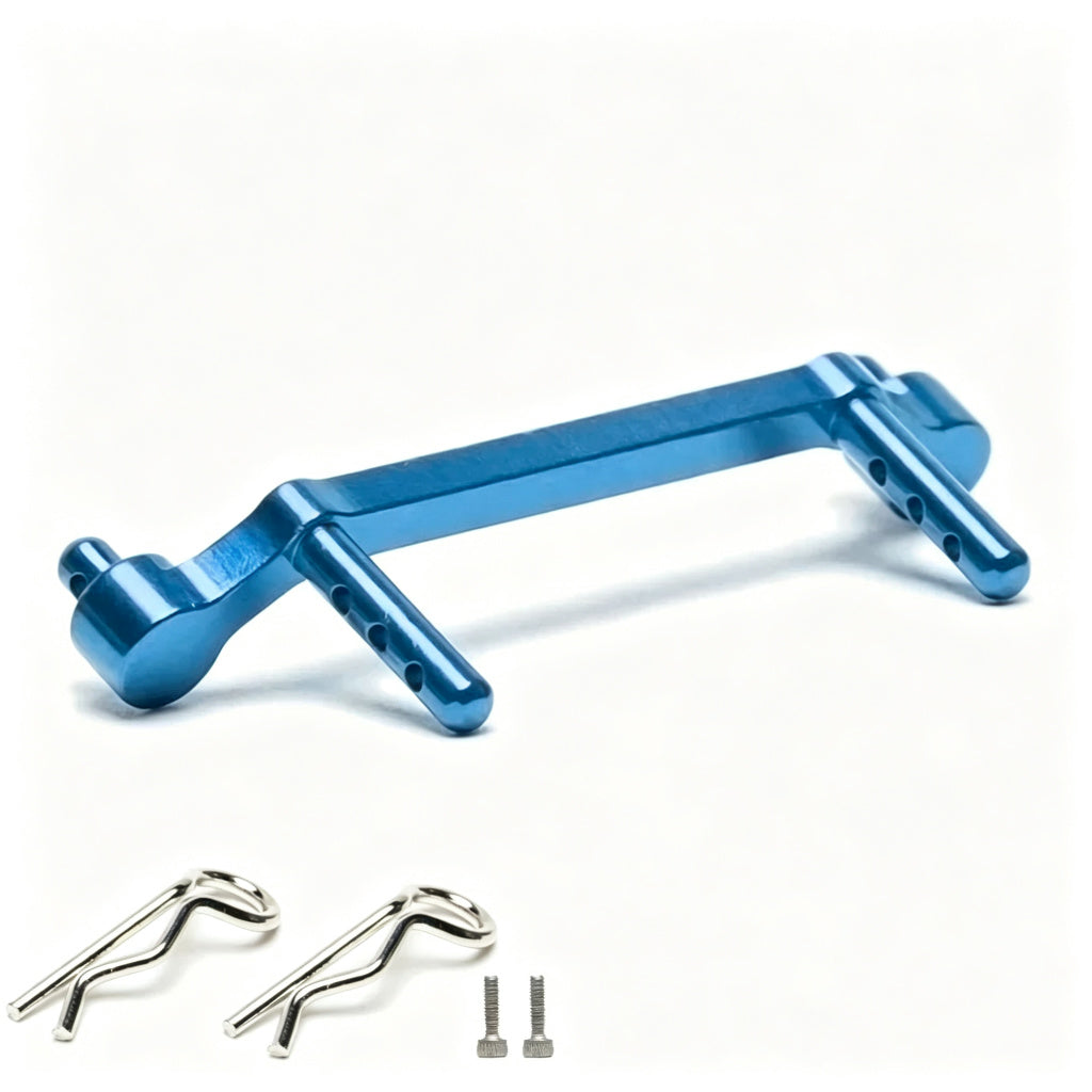 1Pcs Aluminum Front Body Post Mounts Car Shell Column with Clip for Axial SCX24 90081 RC Crawler Upgrade Part