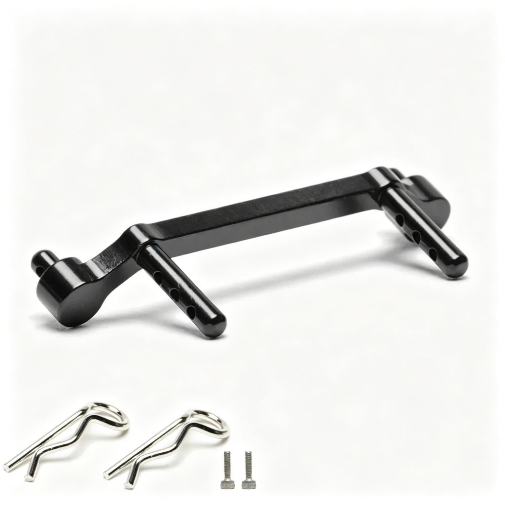1Pcs Aluminum Front Body Post Mounts Car Shell Column with Clip for Axial SCX24 90081 RC Crawler Upgrade Part