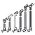 Stainless Steel Drive Shaft 5mm Universal Joint Driveshaft for 1/10 RC Rigs Crawler SCX10 Pro TRX4 High Trail TF2 VS4-10 CC02