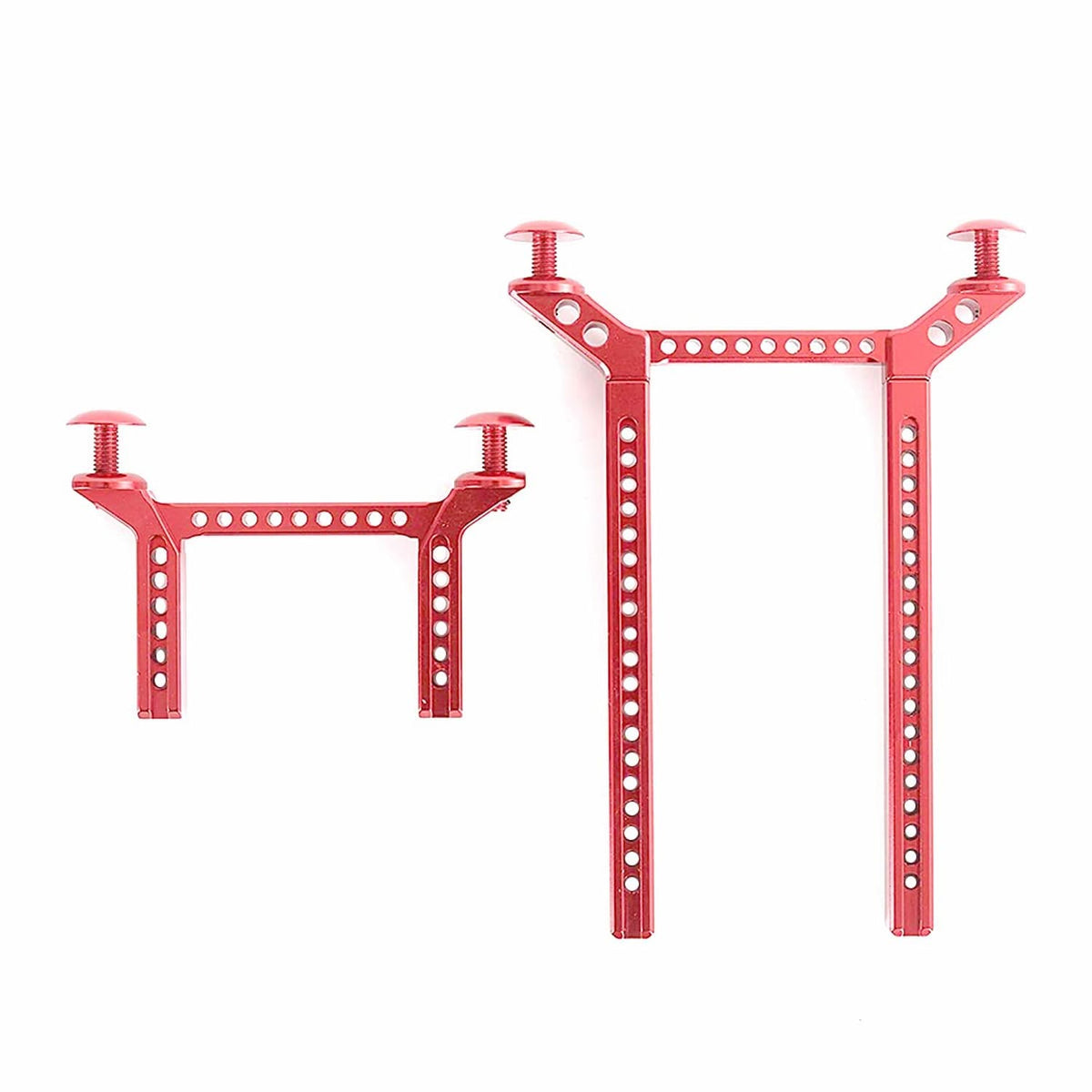 Aluminum Front and Rear Body Post Mounts for Traxxas TRX-4 RC Car (Red)