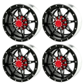 1.9 inch Metal Beadlock Wheel Rims Hubs for Axial SCX10 Tamiya CC01