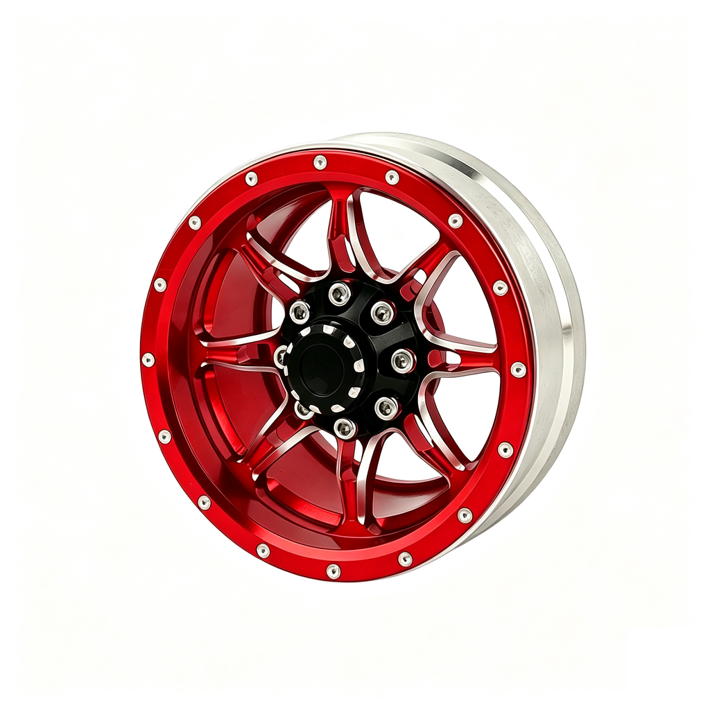 1.9 inch Metal Beadlock Wheel Rims Hubs for Axial SCX10 Tamiya CC01